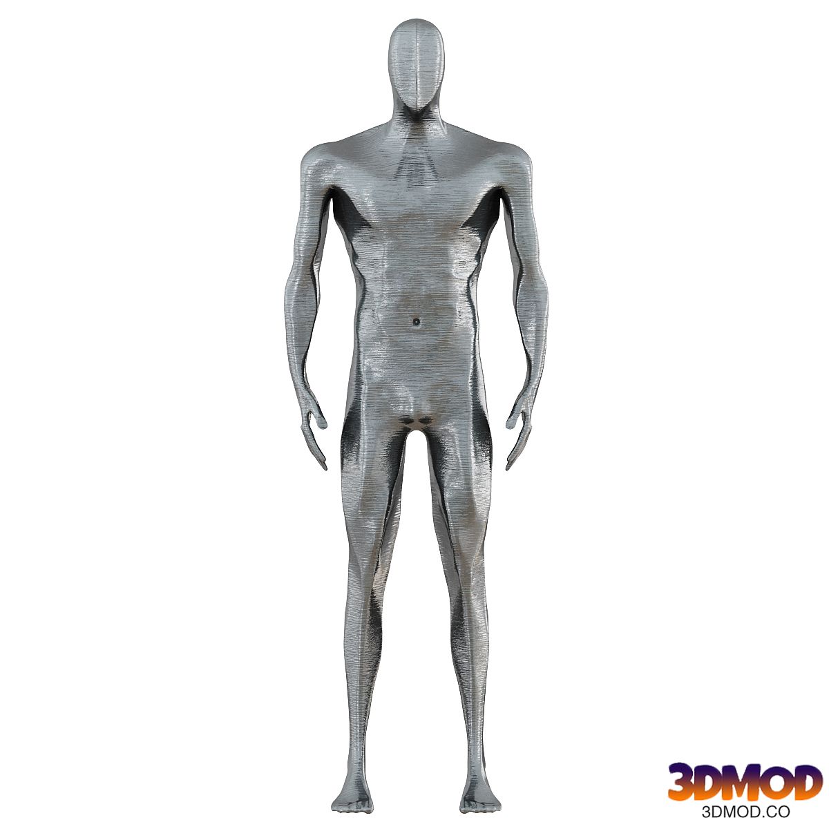 Male figurine made of metal
