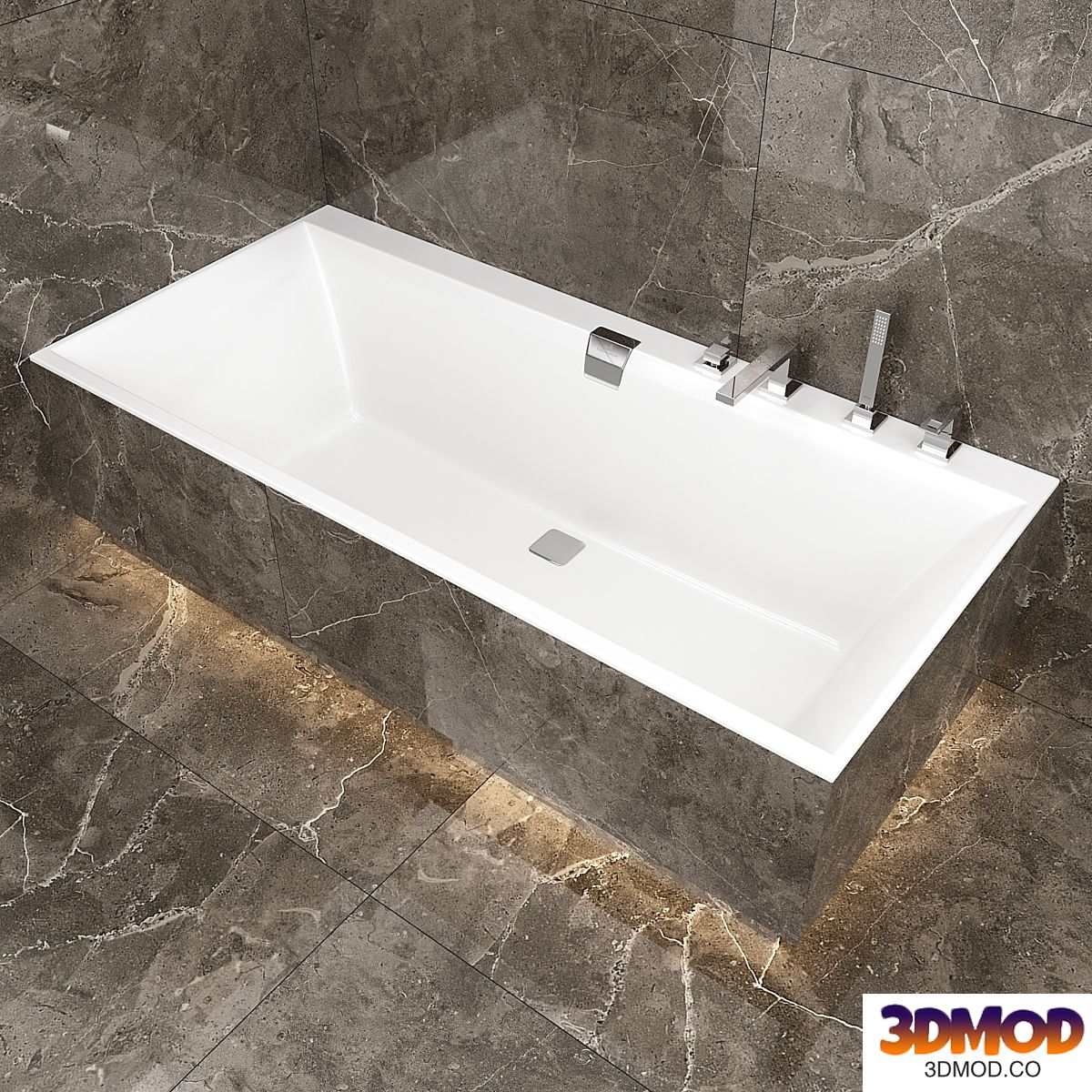 Bath Villeroy & Boch Squaro Edge 12.