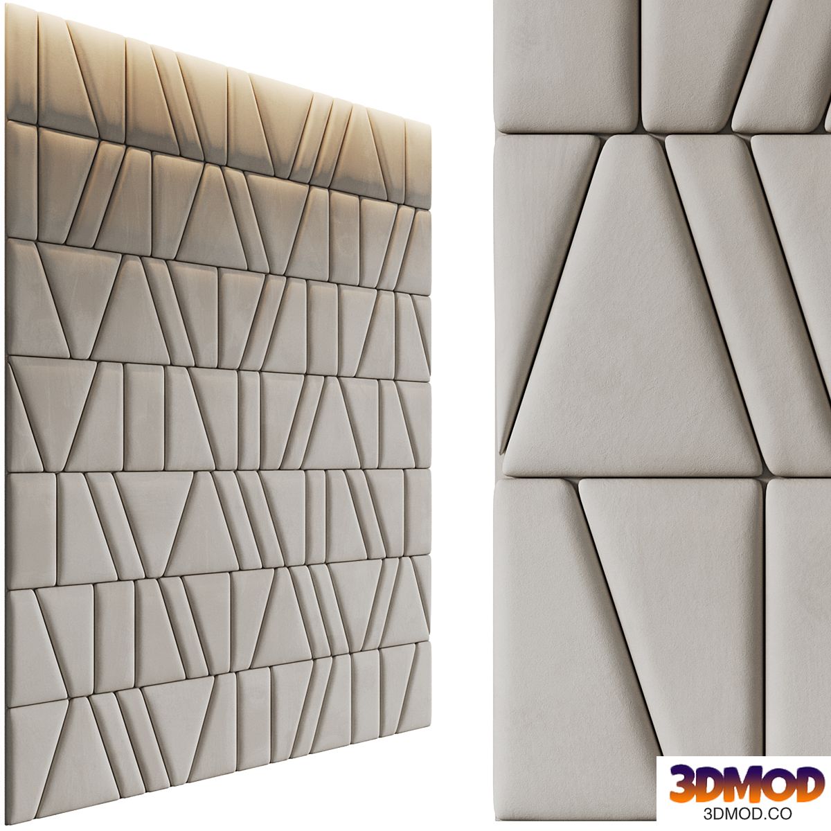 Frammenti soft wall panels in velor