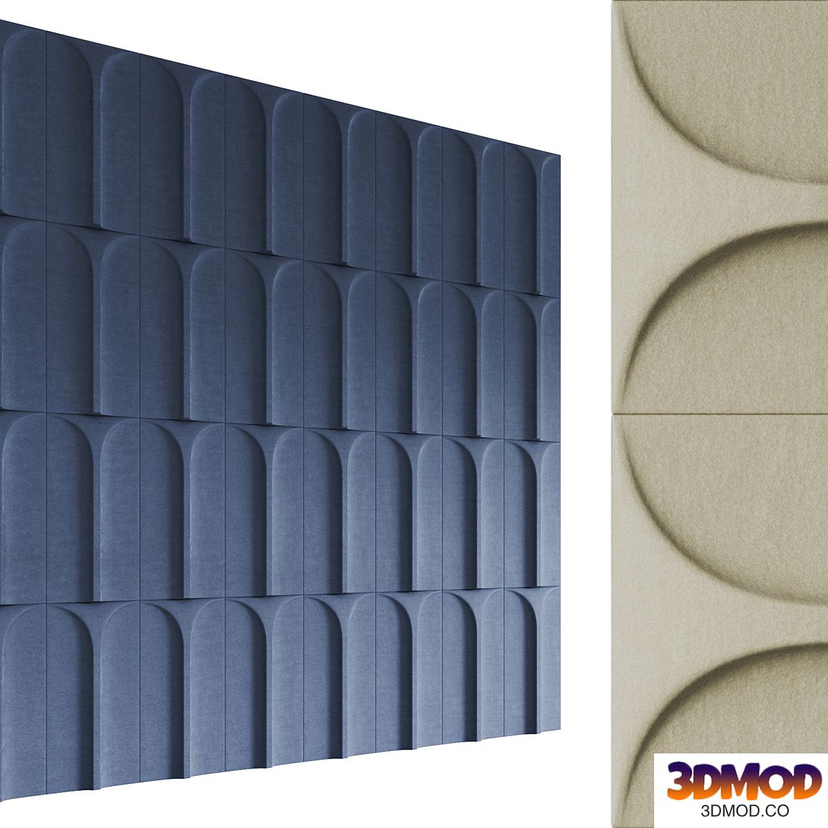 Arc Acoustic Wall Panel by Stone