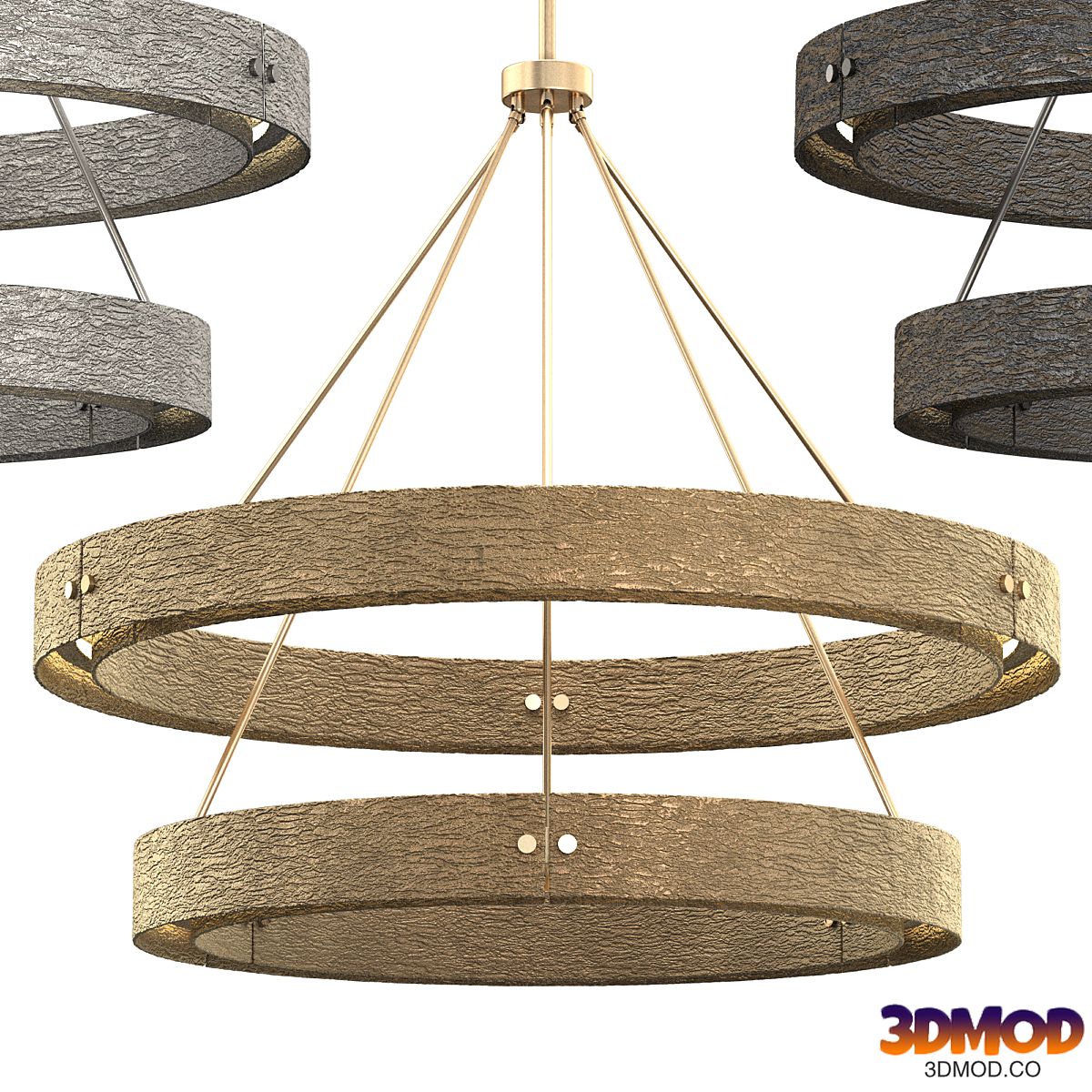 VOUVRAY TWO-TIER ROUND CHANDELIER 60