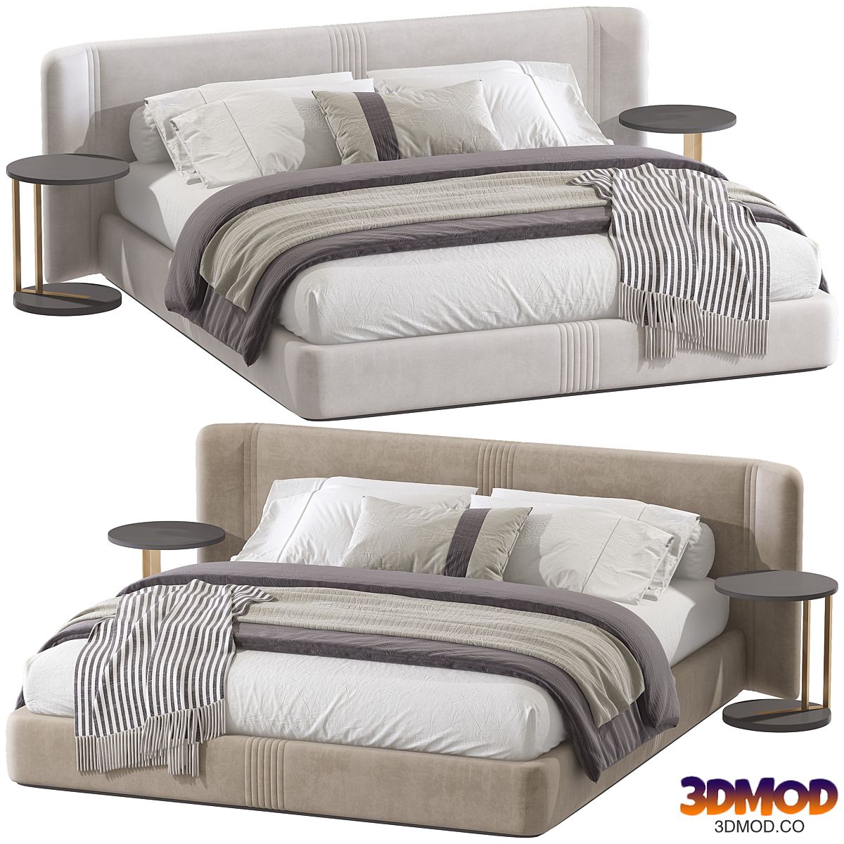 Double bed 96.