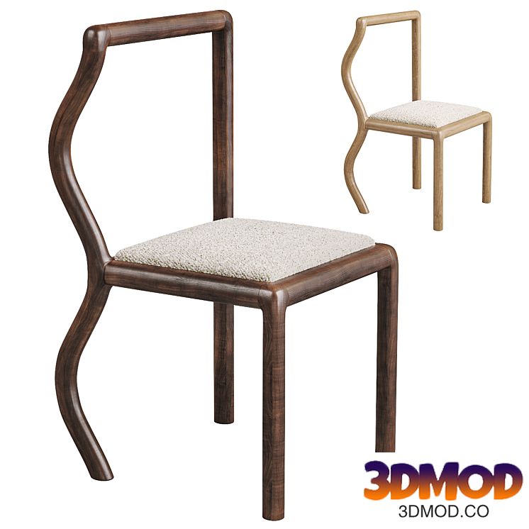 1st Dibs Squiggle Chair