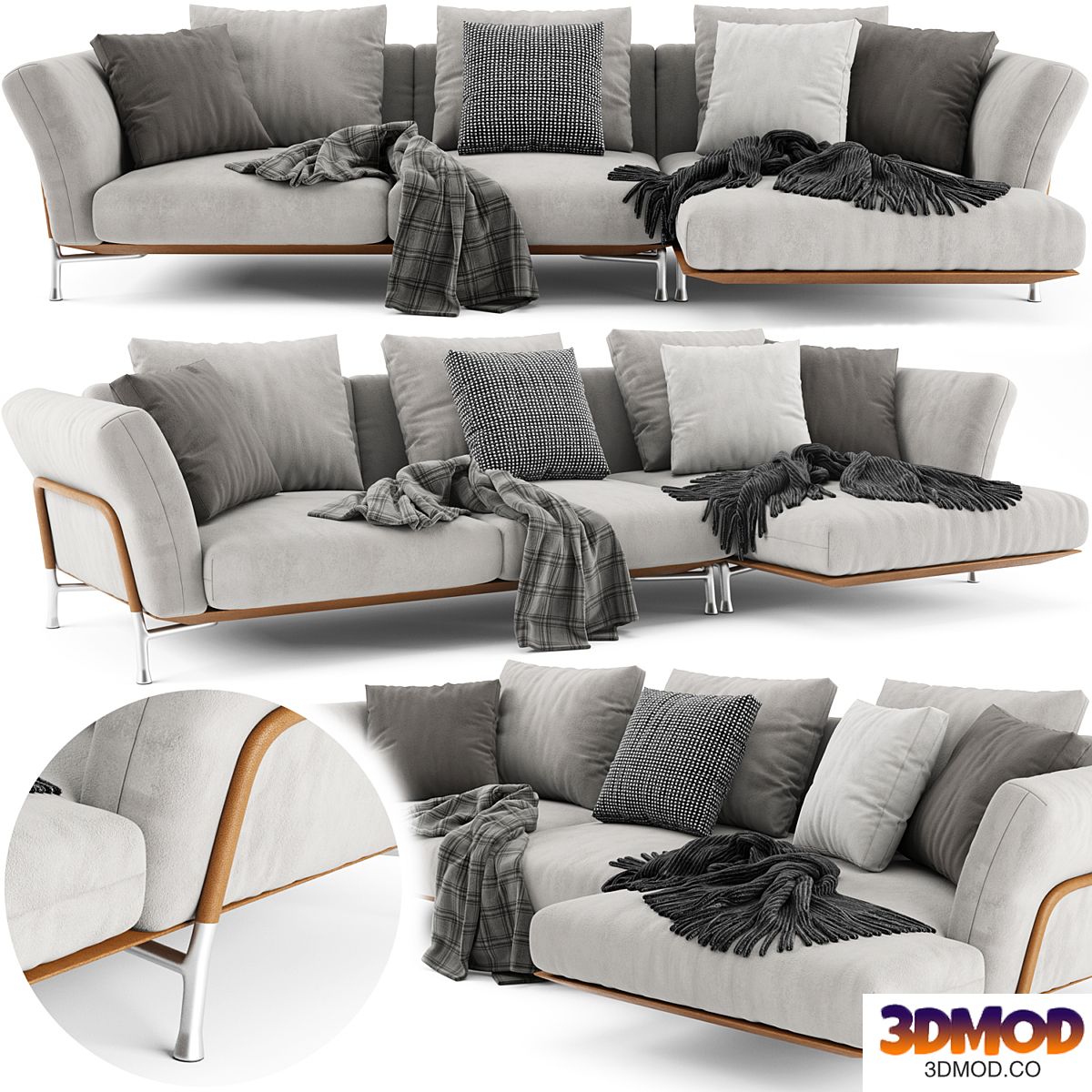 Flexform Ambroeus Chaise Longue