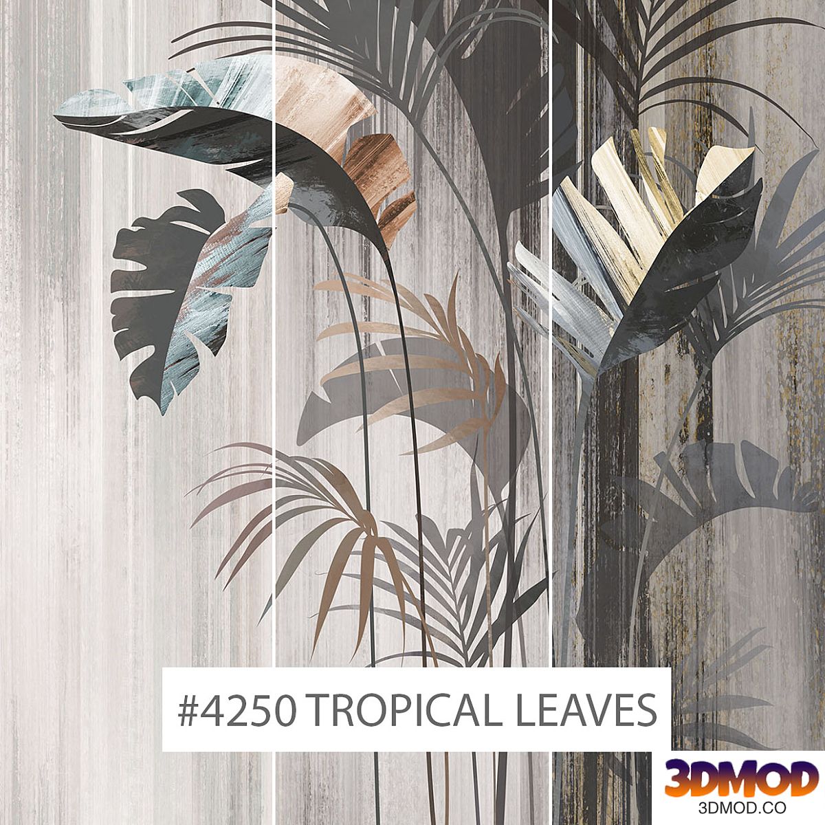 Creativille | wallpapers | 4250 Tropical Leaves