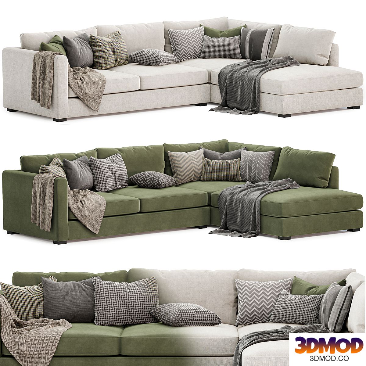 Blake Large Open End Corner Sofa