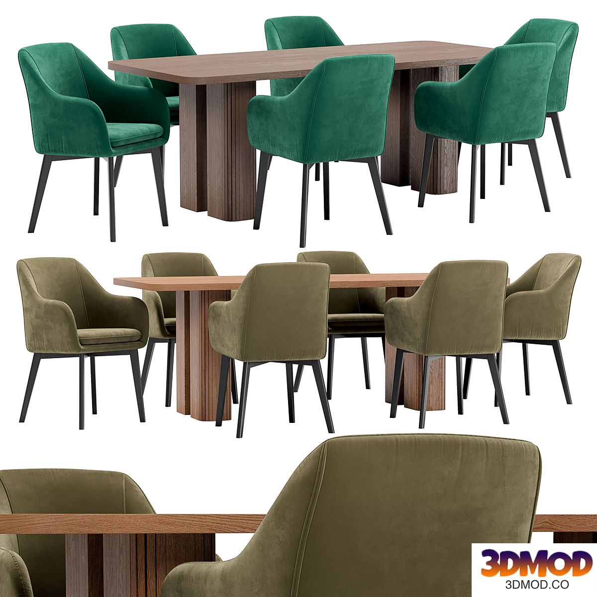 Texas dining chair and Lazar table