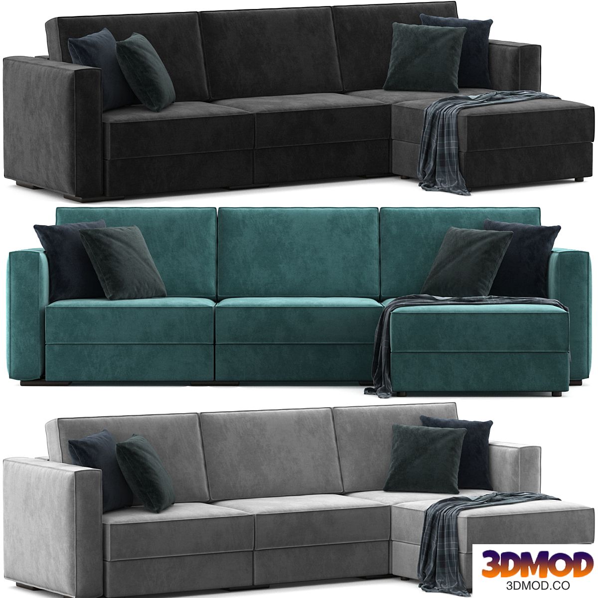 Hero 4-sectional Casanova seawave Askona
