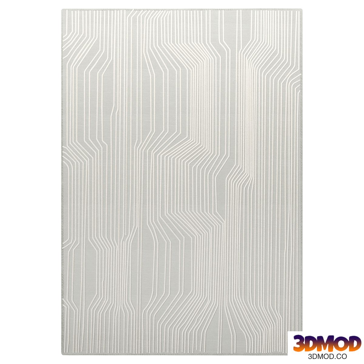 Farooka wool and cotton rug gray AM.PM