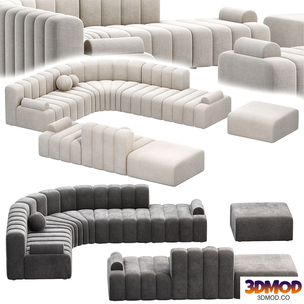 Modular Sofa STUDIO by NORR11, sofas