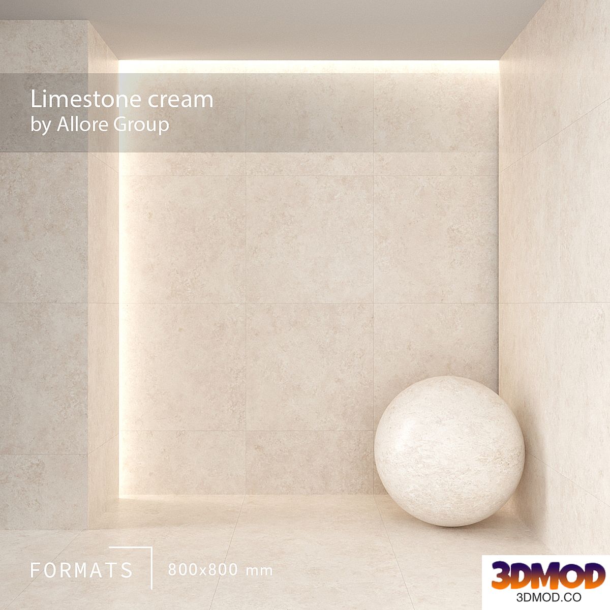 Limestone cream Floor/Wall Tile