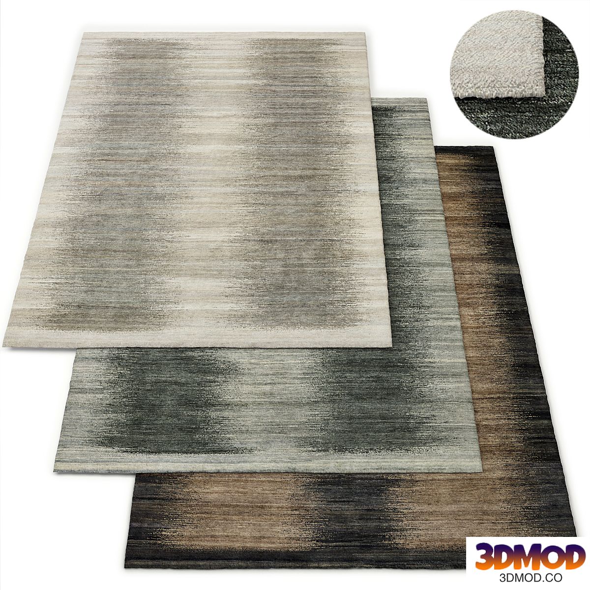 Shahi Hand-Knotted Wool Rug Restoration Hardware