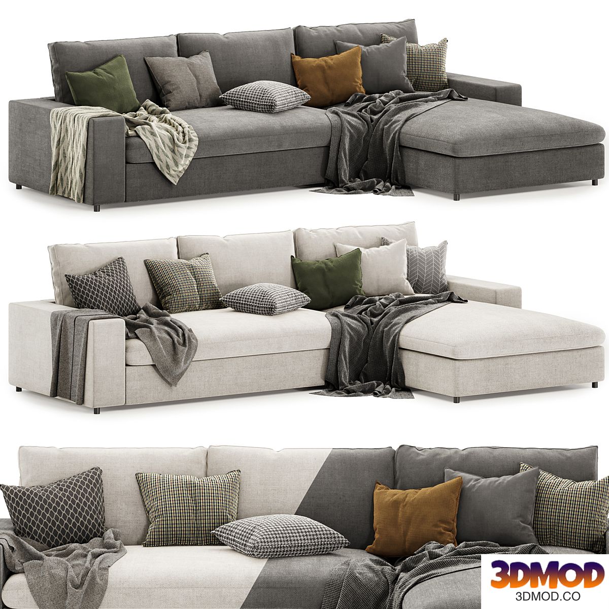 L Shaped Sectional Sofa Right Hand