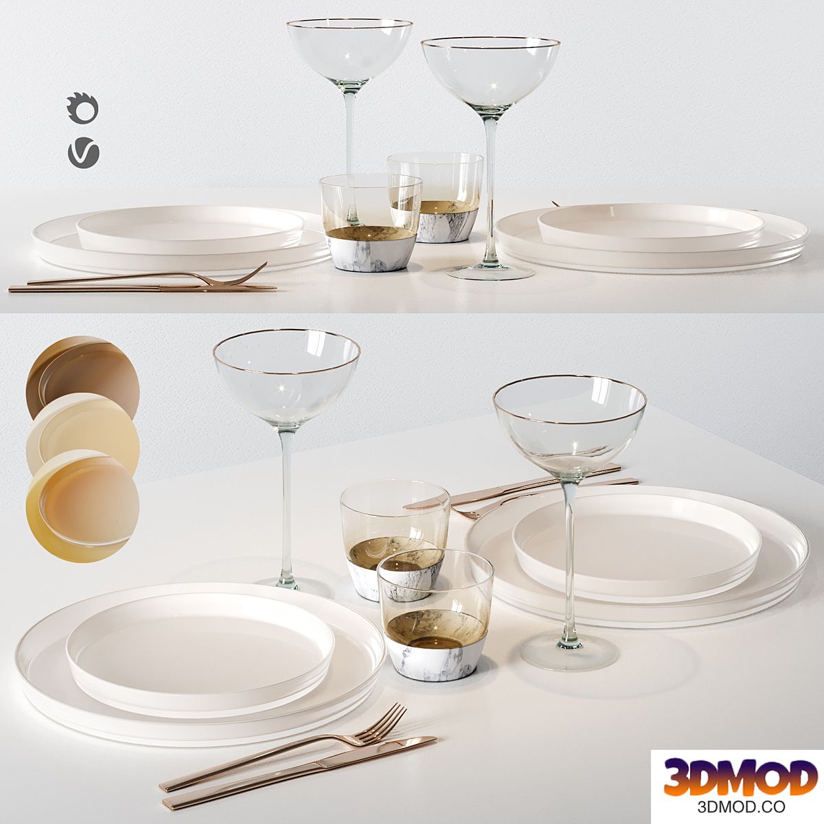 Table setting 9d