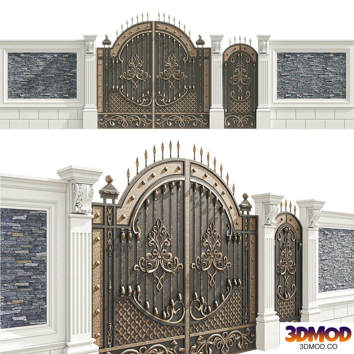Fence with gate