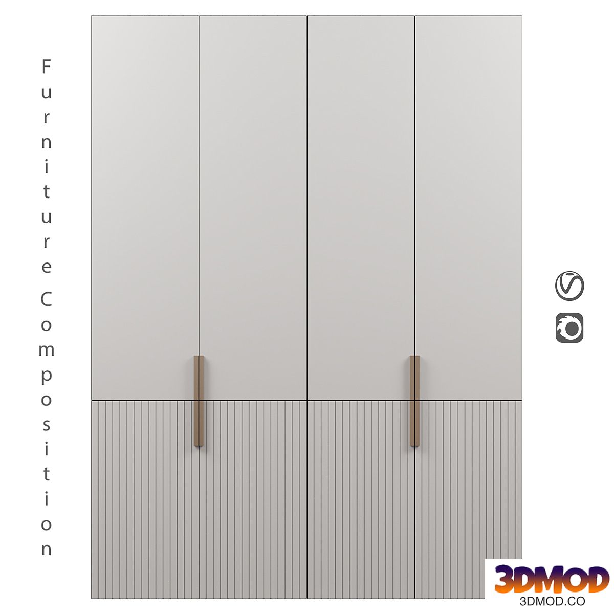 Furniture composition | 201 | Cupboard