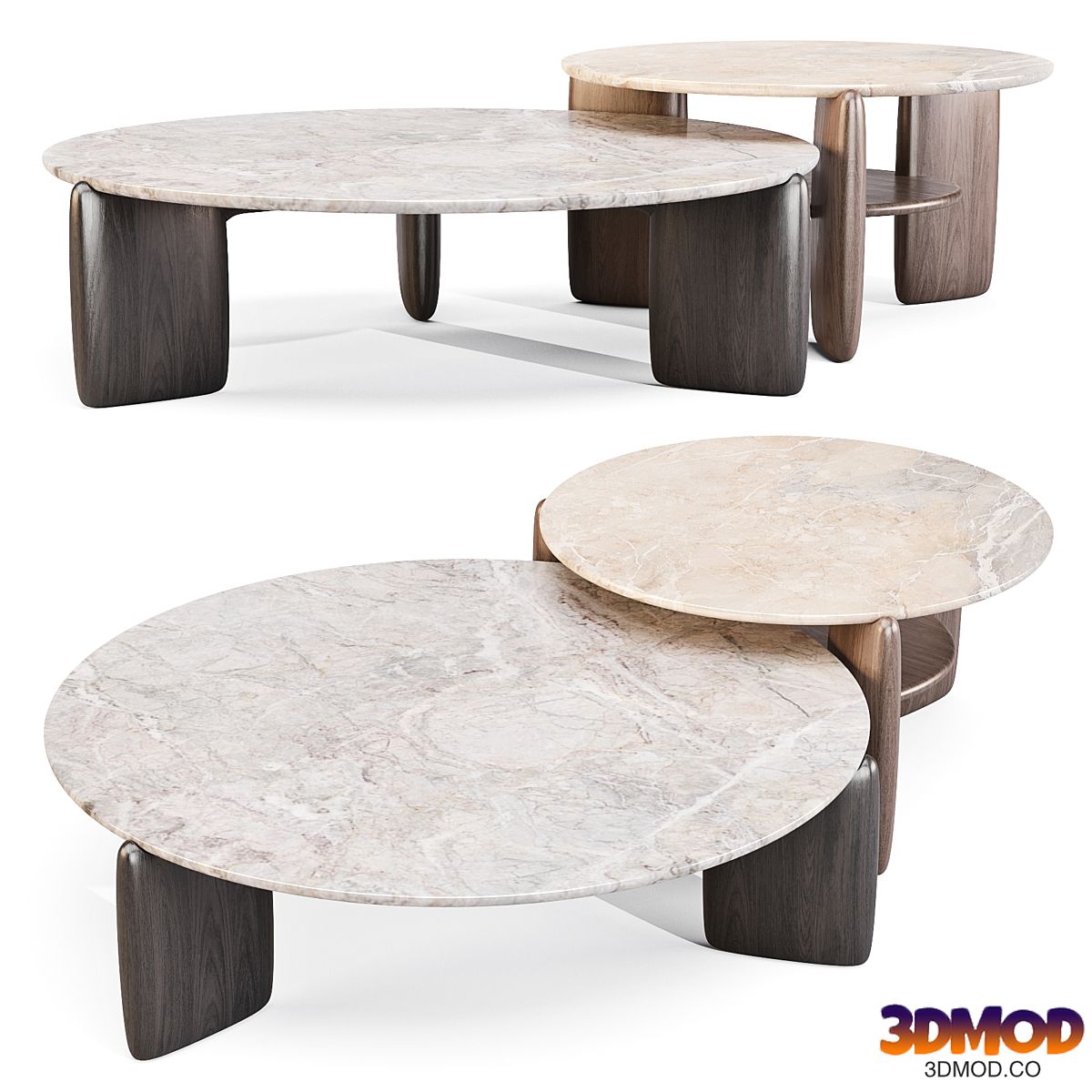 Tacchini: Kanji - Coffee and Side Table