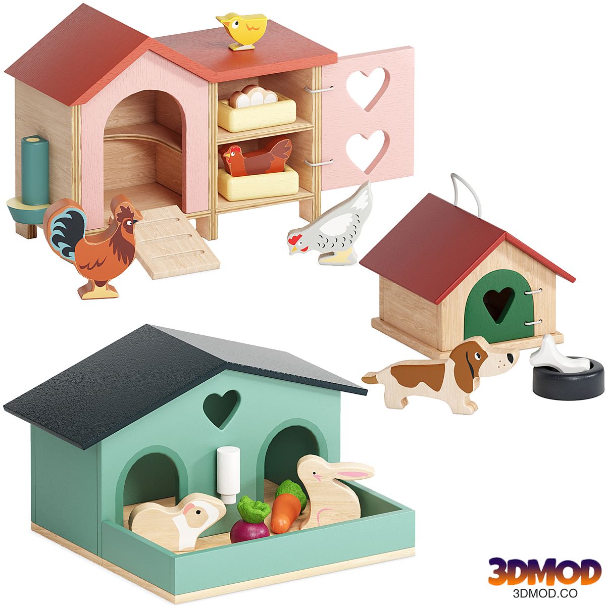 Tender Leaf Animal Toys Set