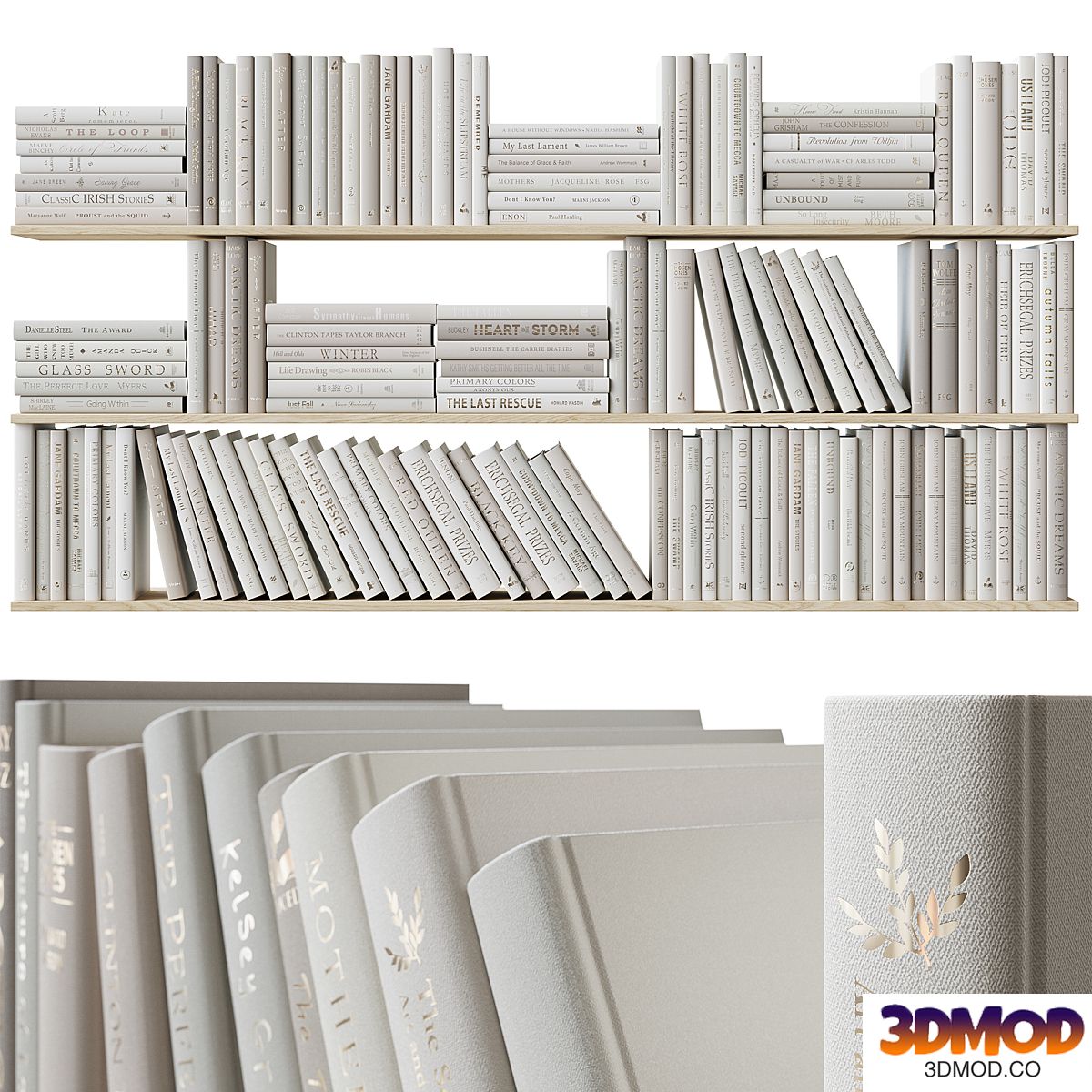 A set of beige books Books light beige