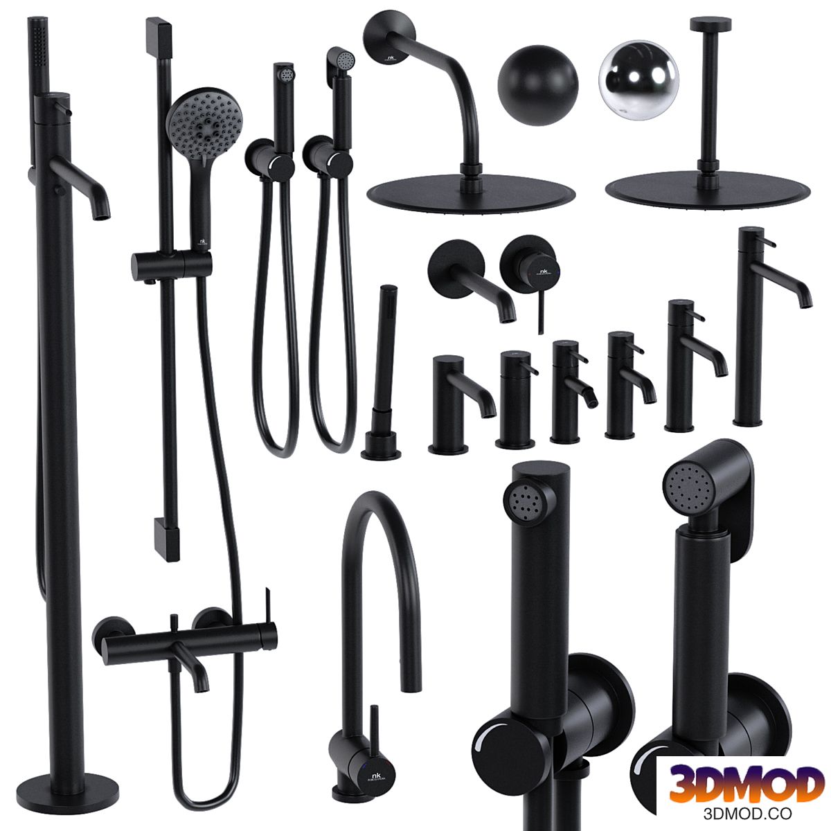 taps Noken Round by Porcelanosa Bathroom Faucet Taps set