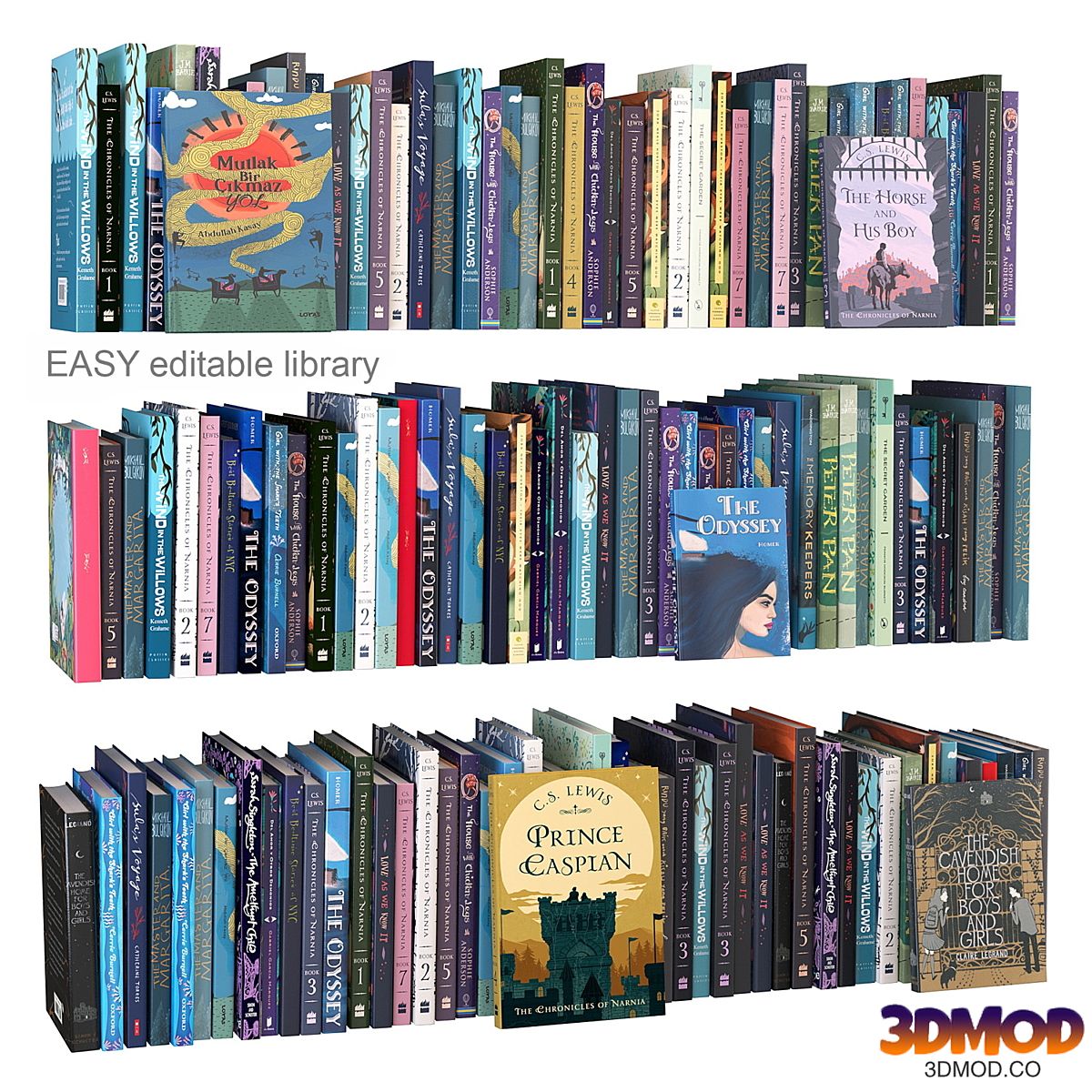 Editable random books children