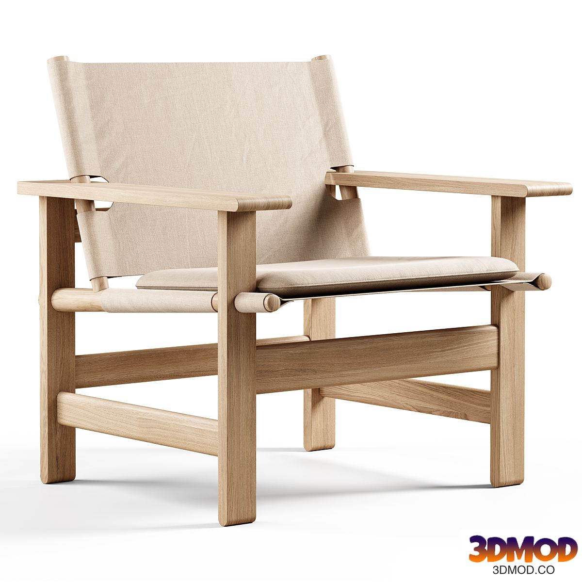 Fredericia - The Canvas Chair By Børge Mogensen