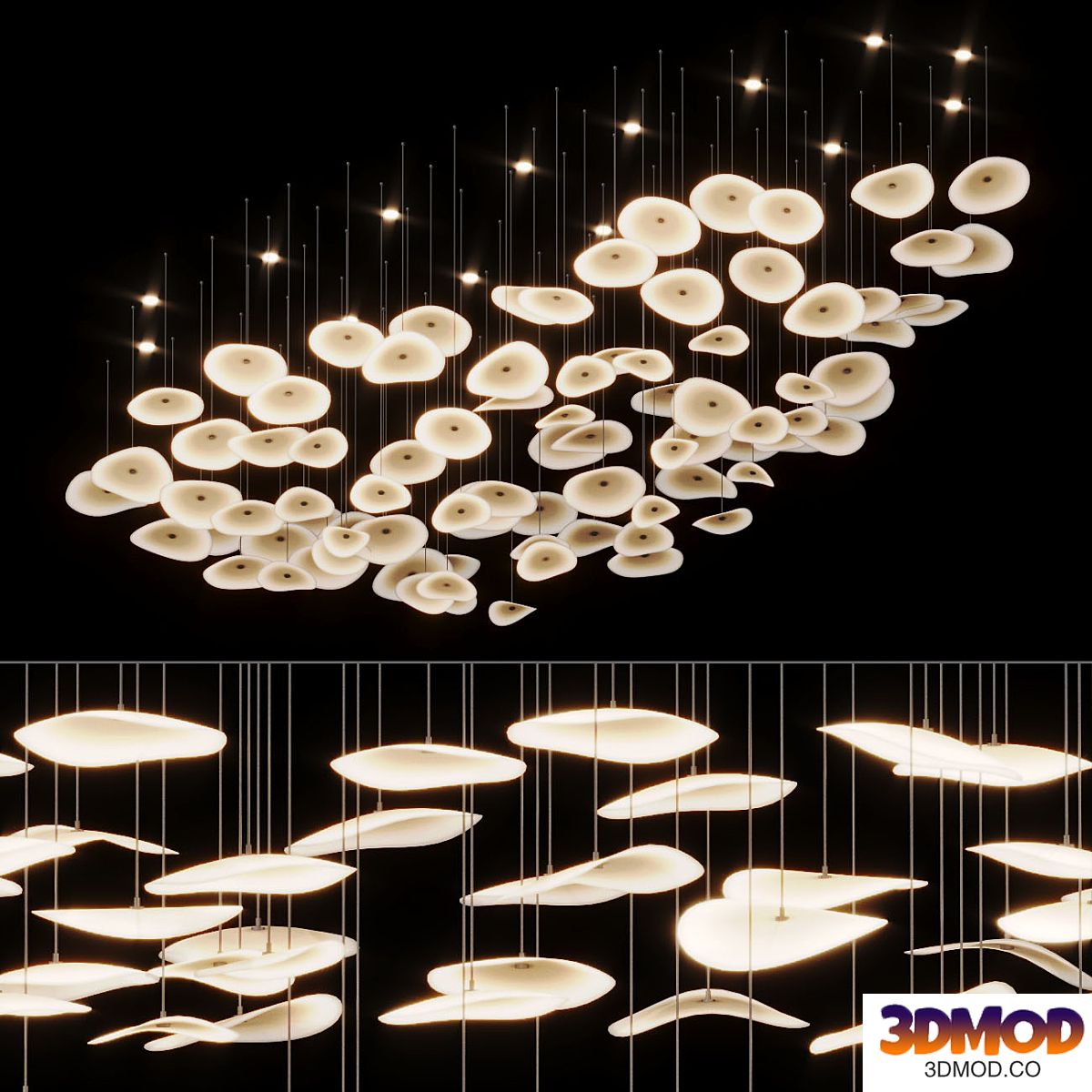 LASVIT Petal Path Chandelier