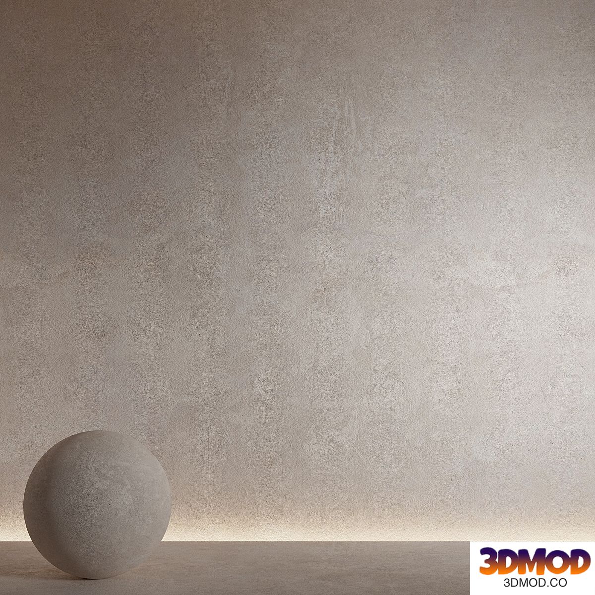 Decorative plaster. Seamless decorative plaster material