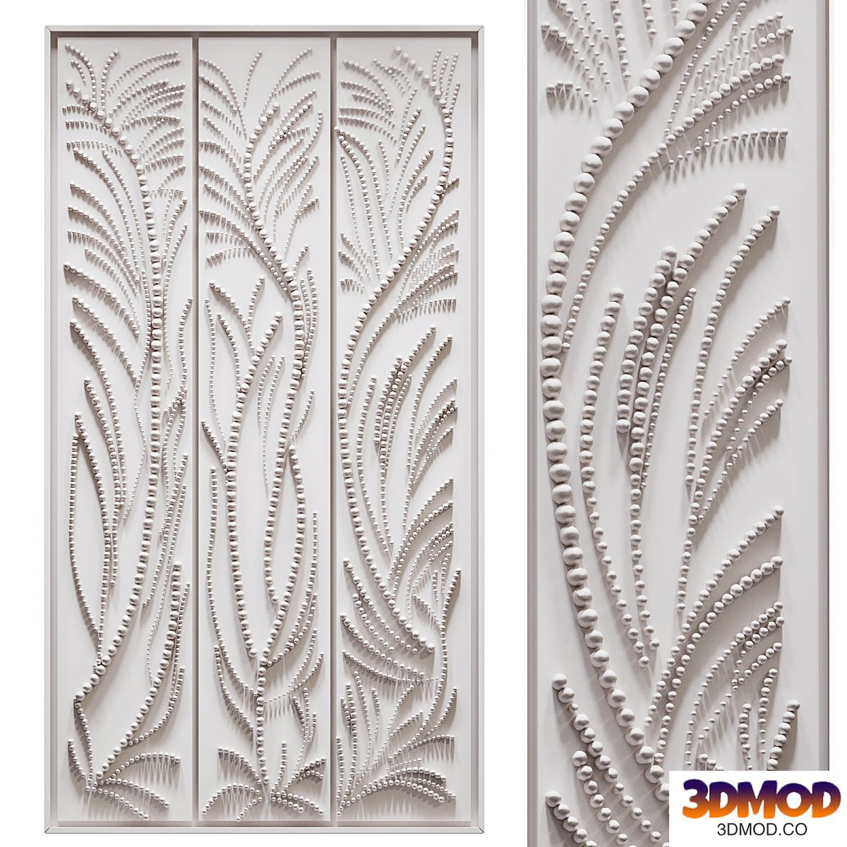 Volumetric panel Vegetal Jane Puylagarde