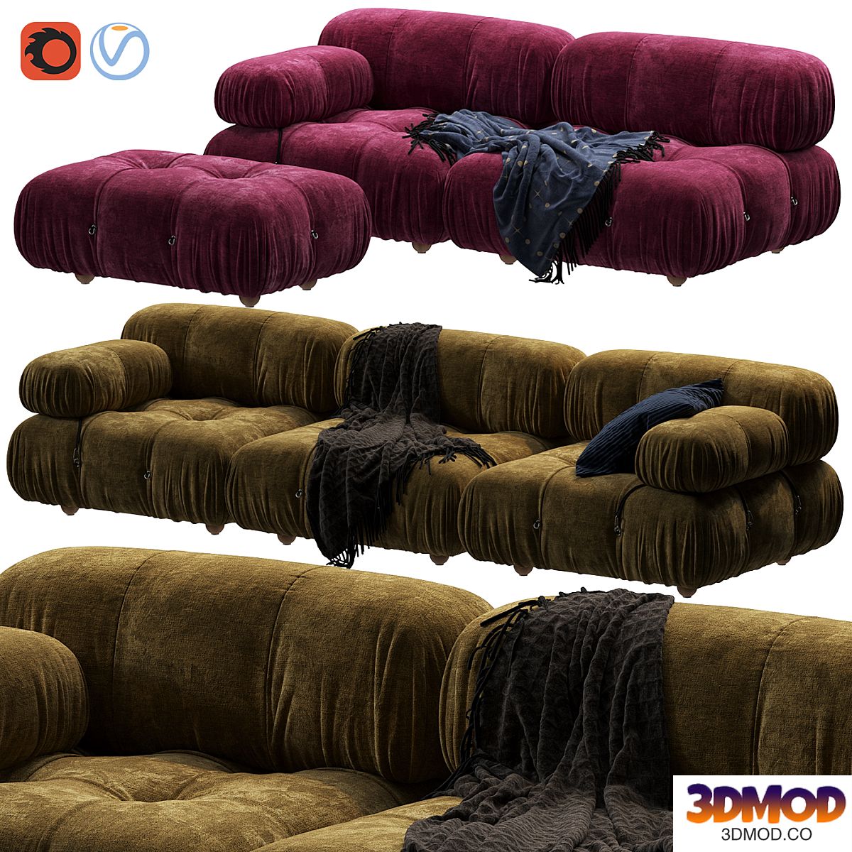 Camaleonda Sofa by B&b Italia