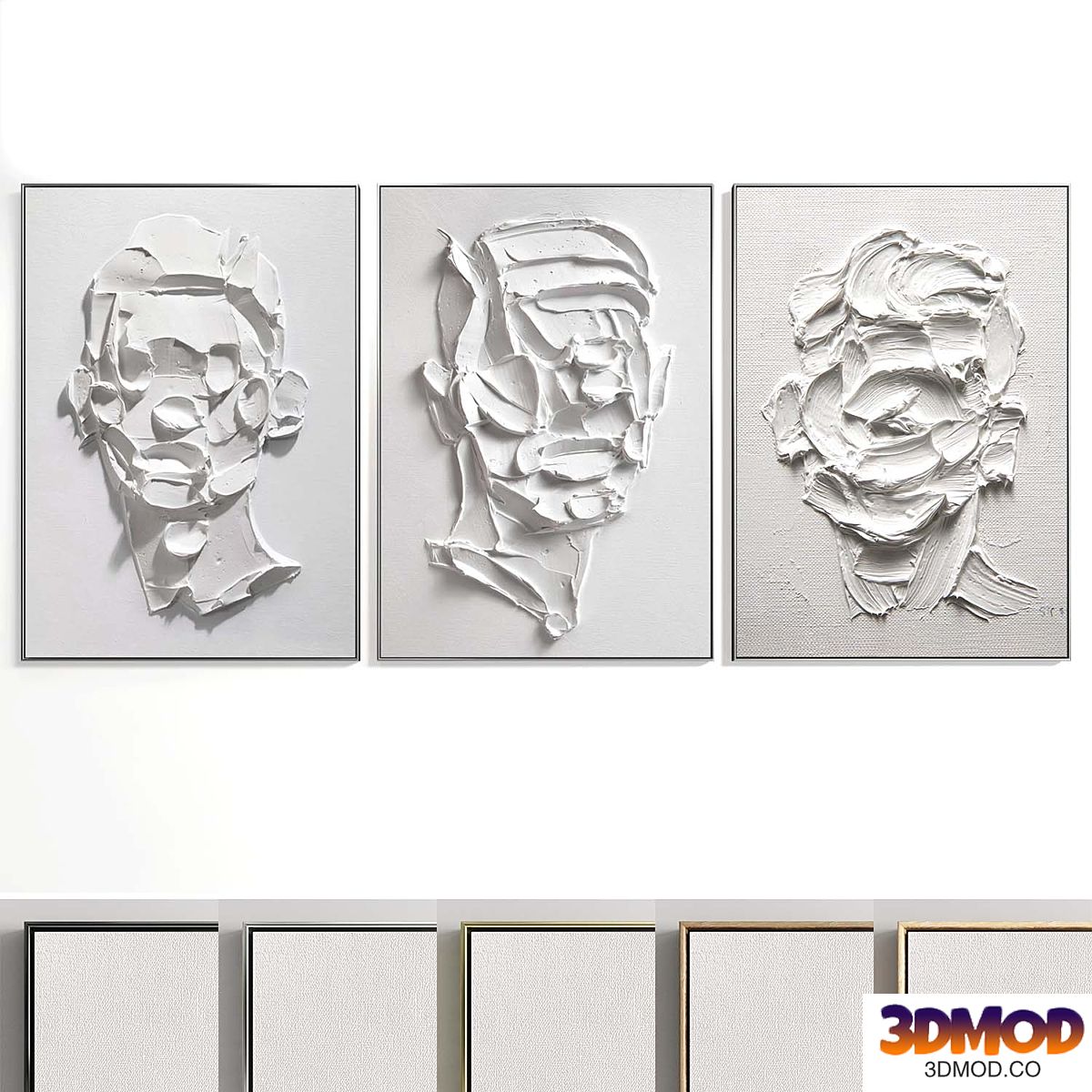 Abstract Painting Set of 3 pieces - No 29