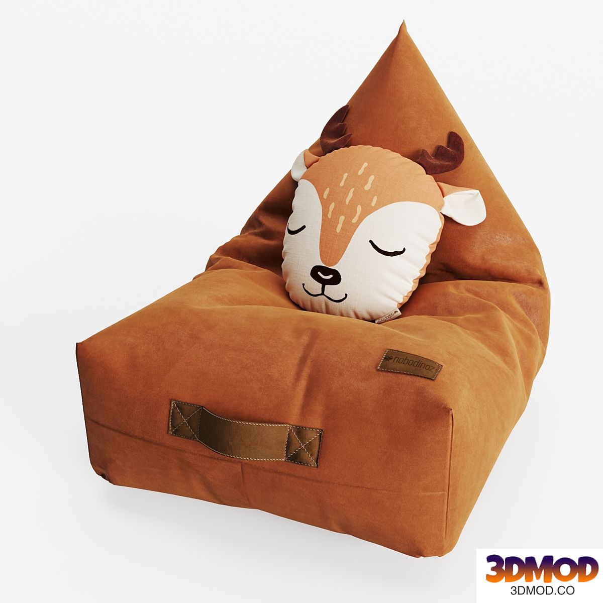 Bean bag chair and pillow from NOBODINOZ