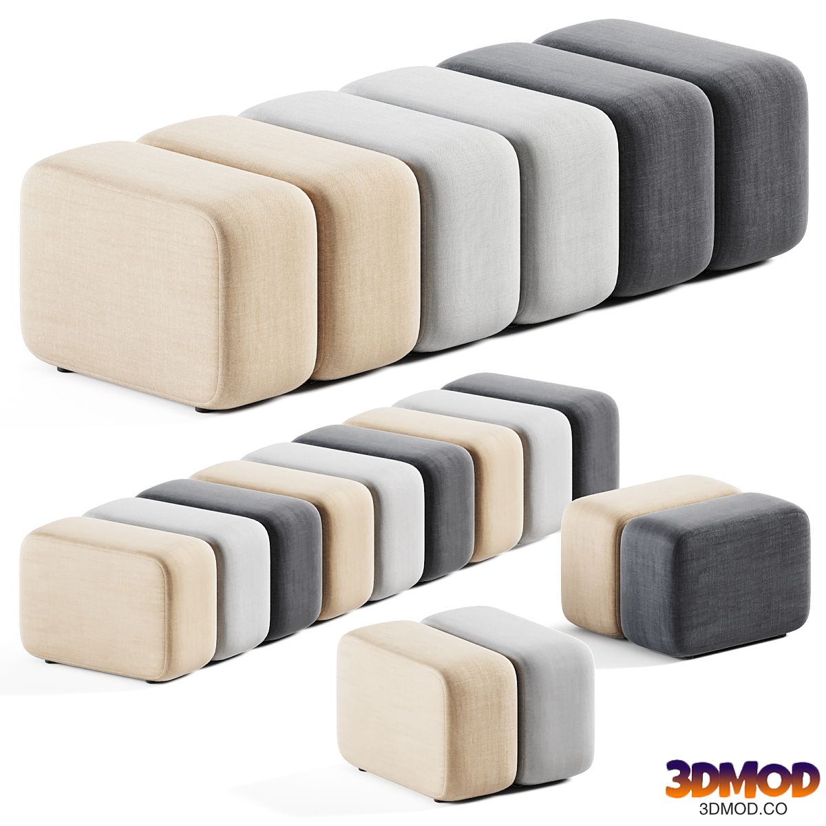 Modul Pouffe S800 by Bla Station / Modul Pouffe