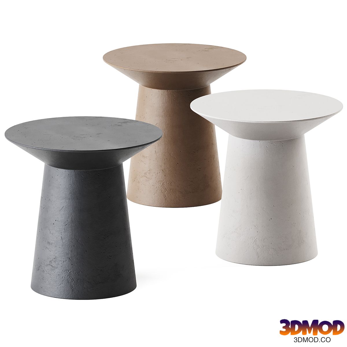 Holly Outdoor Concrete Side Table