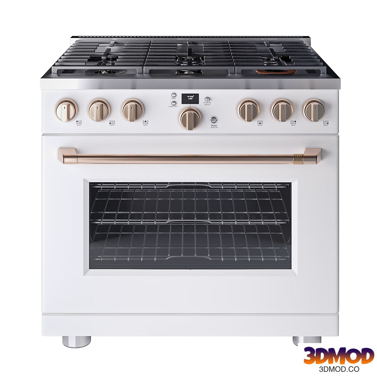 Cafe 36 Smart All-Gas Commercial-Style Range with 6 Burners