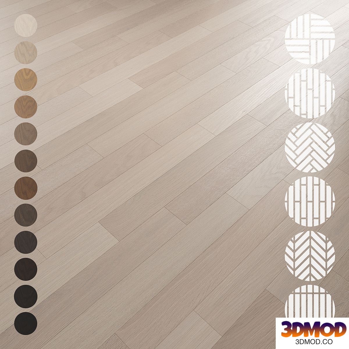 Oak Flooring Set 013