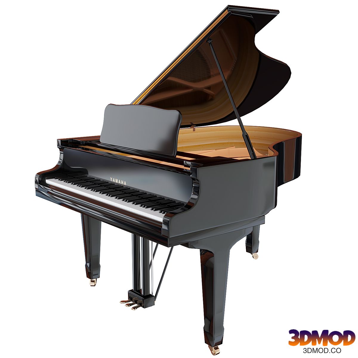 Yamaha C3 acoustic grand piano
