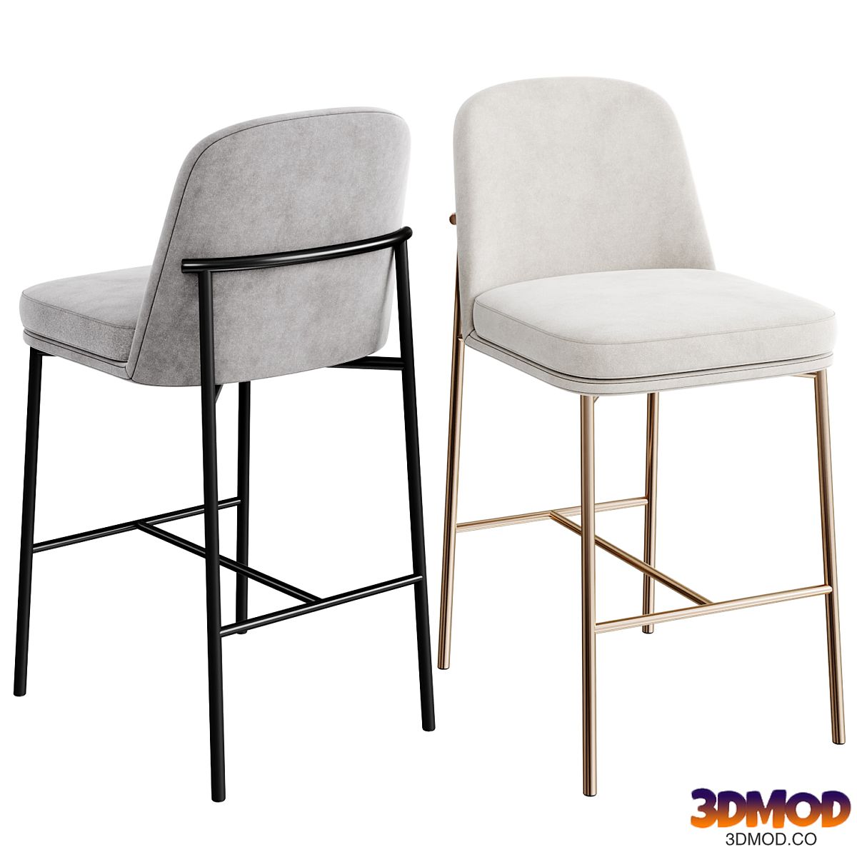 Jack Metal Frame Counter Stool
