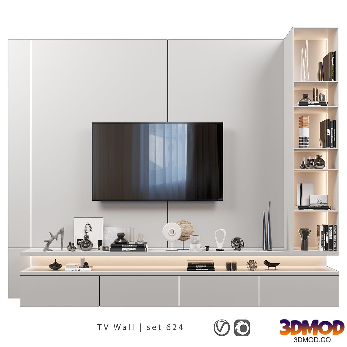 TV Wall | set 624
