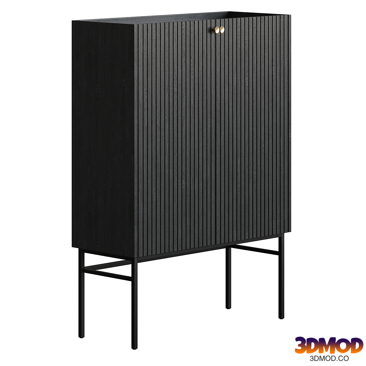 Rowico Home Halifax Cabinet Black