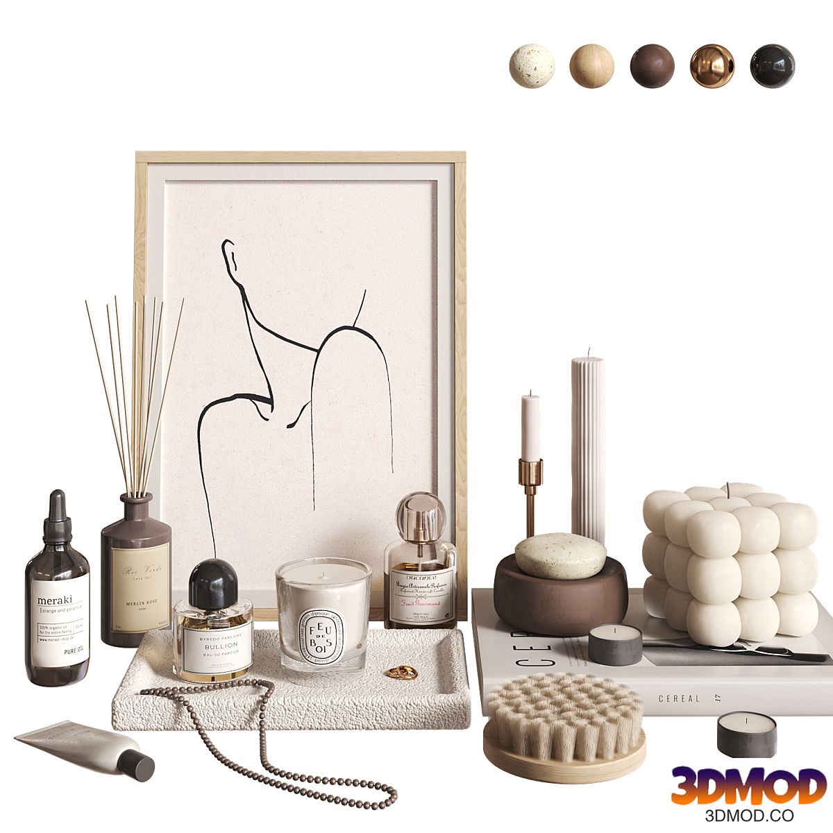 Franch Decor Set 002