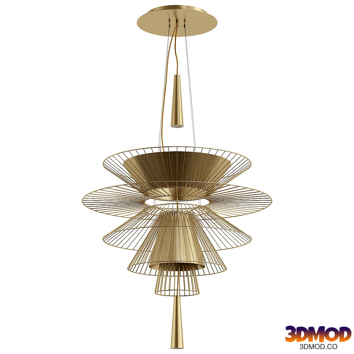 Shade Metal Chandelier