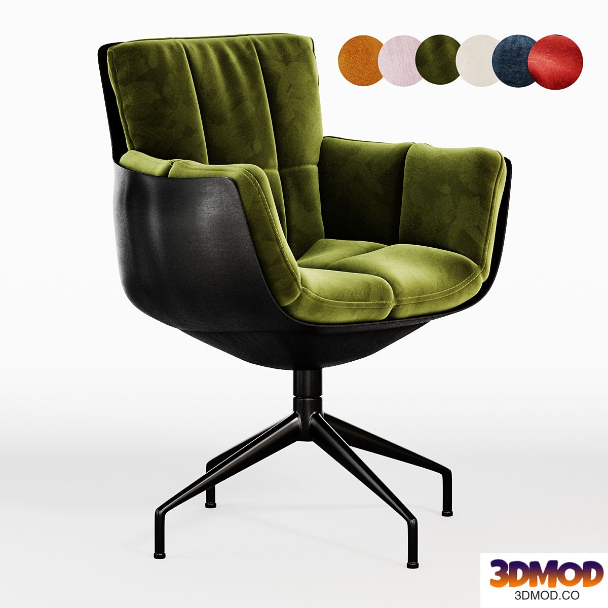 Husk B&B Italia Chair On Trestle