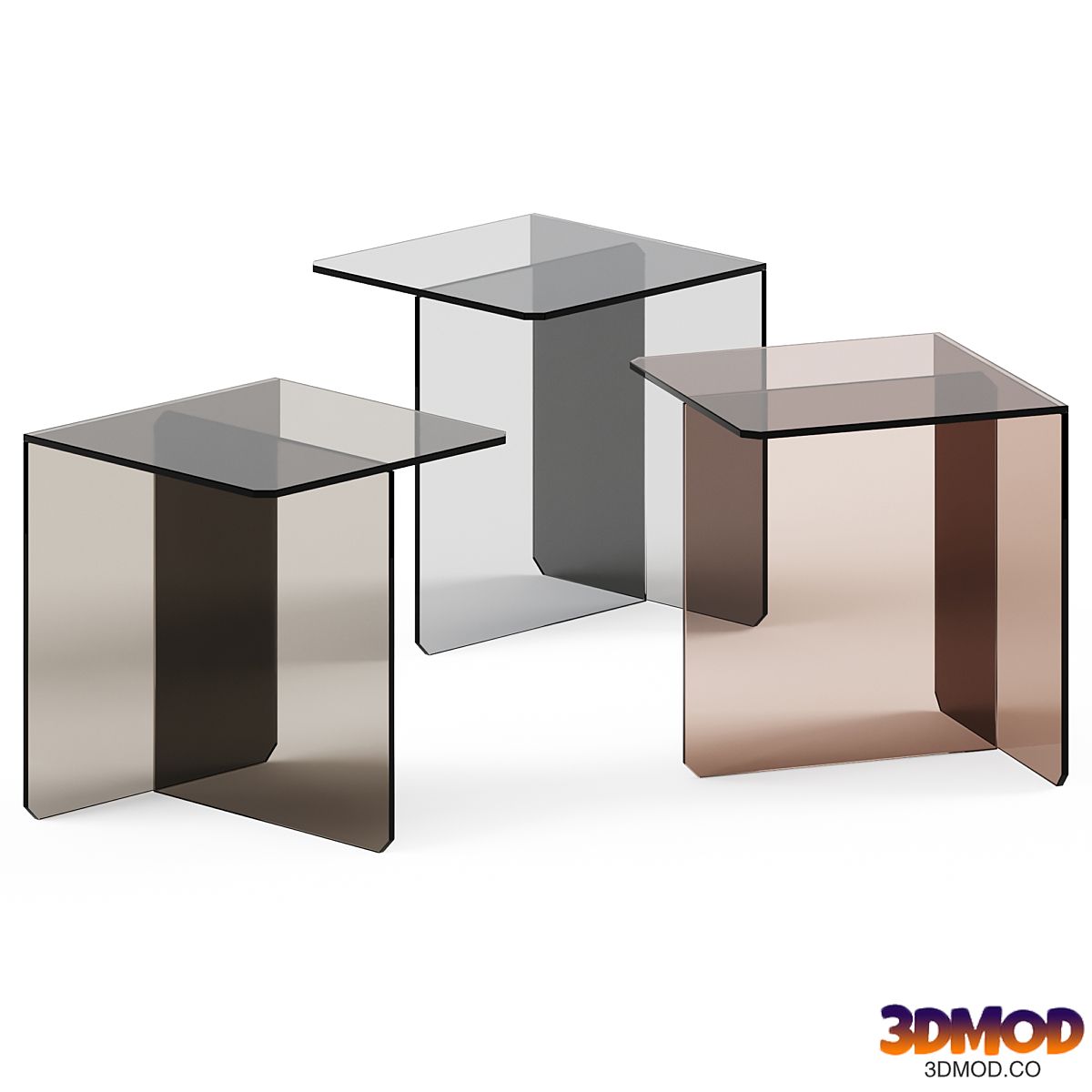 Glass coffee table KUM