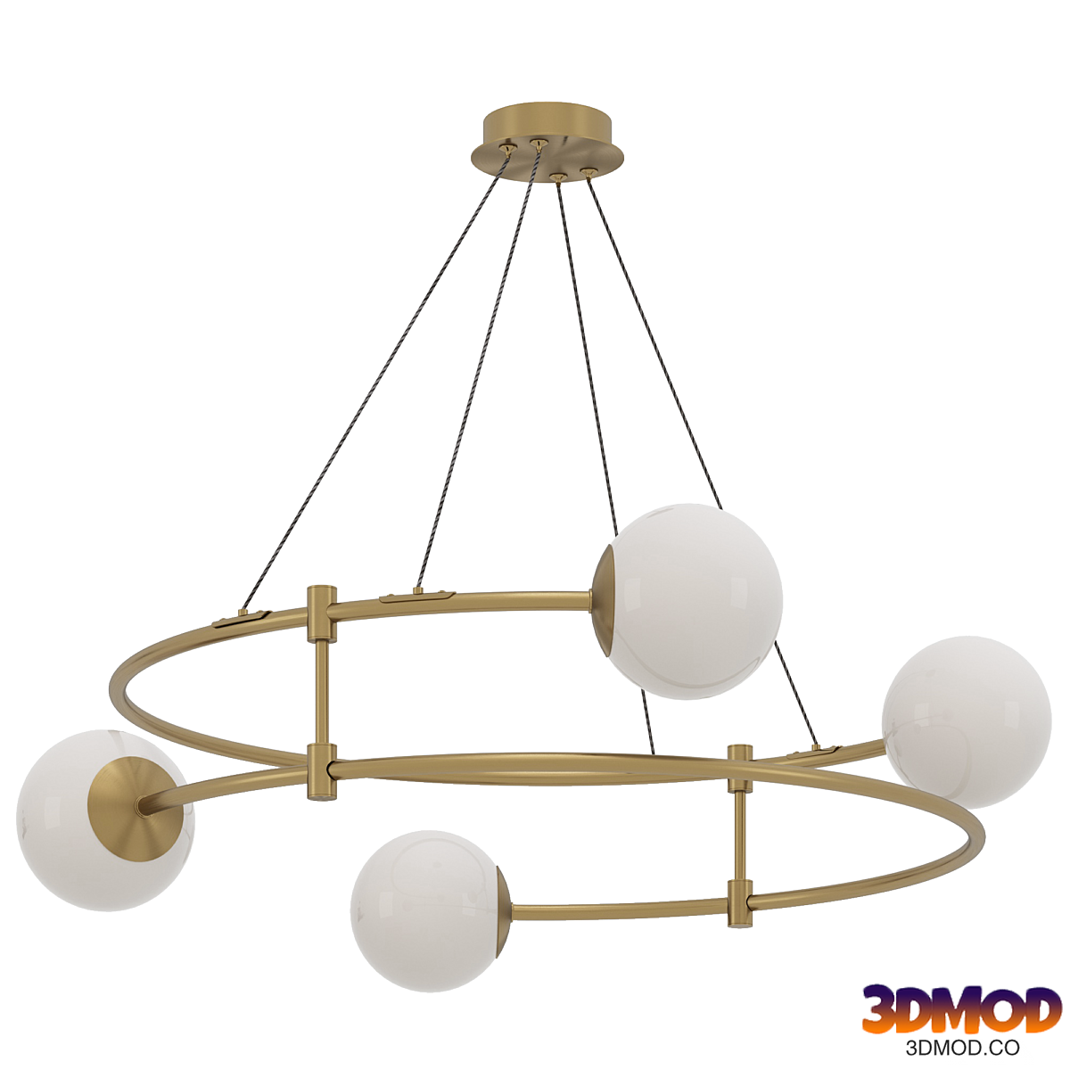 Hanging chandelier Maytoni Balance MOD317PL-04G