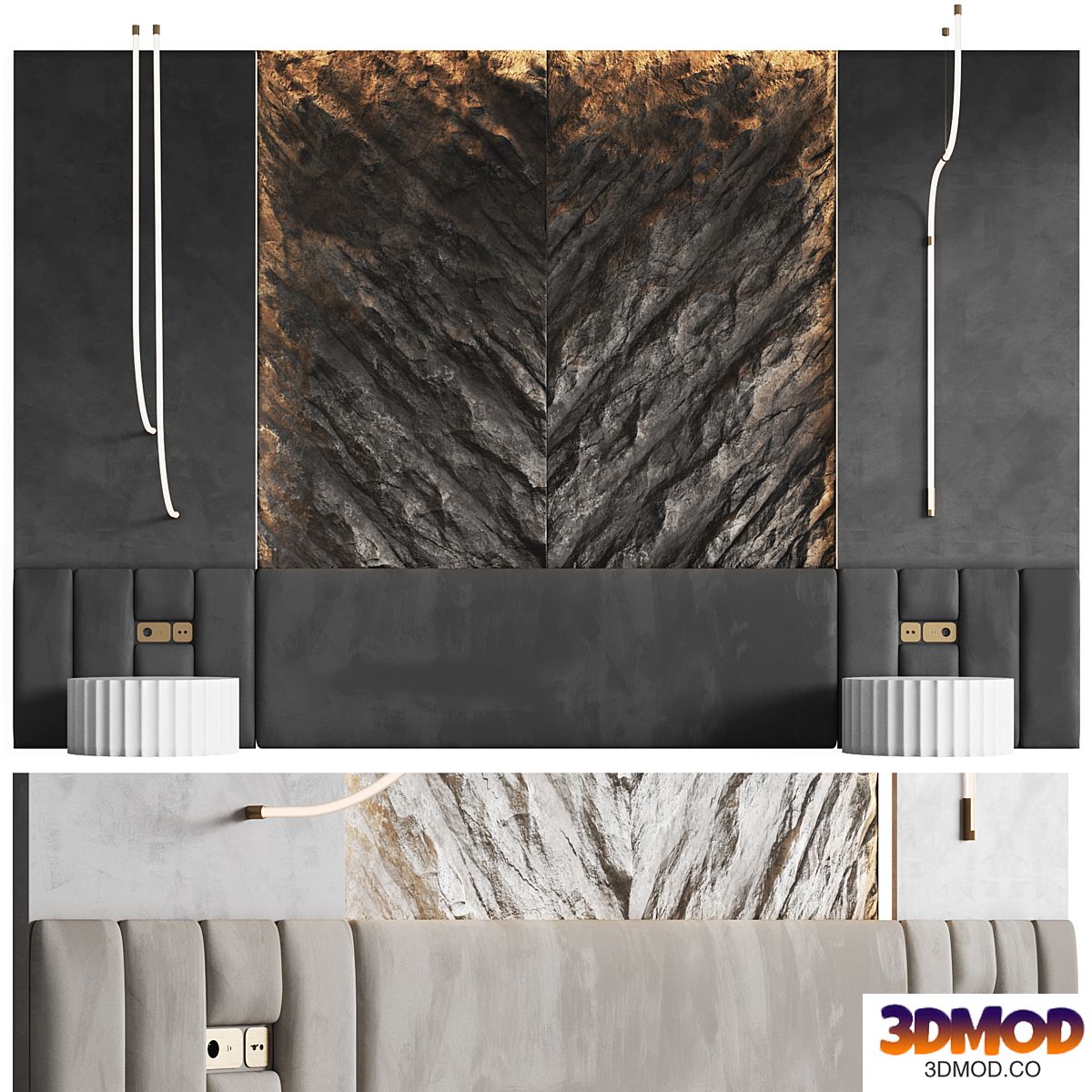 Cliff headboard