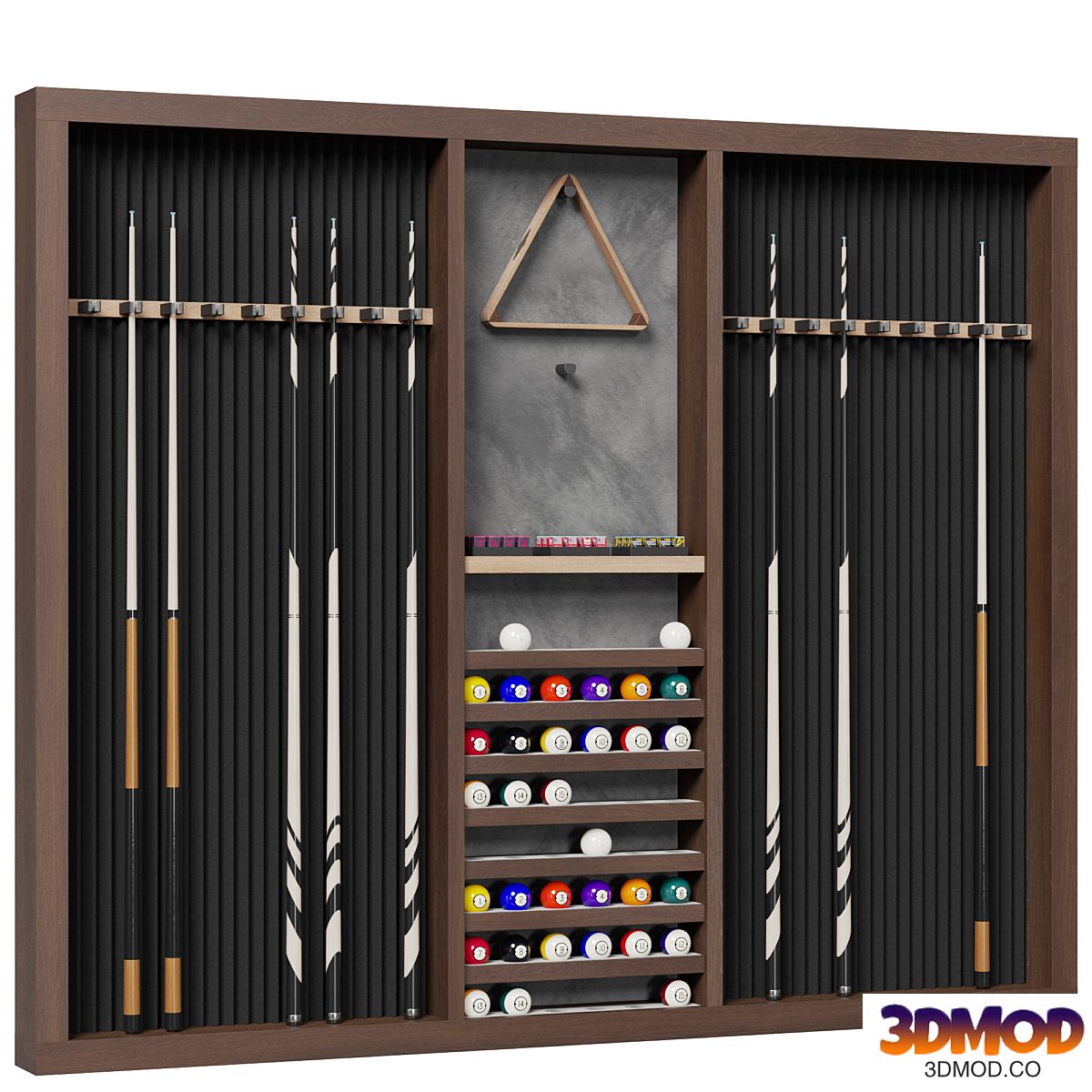 Billiard Wall Rack