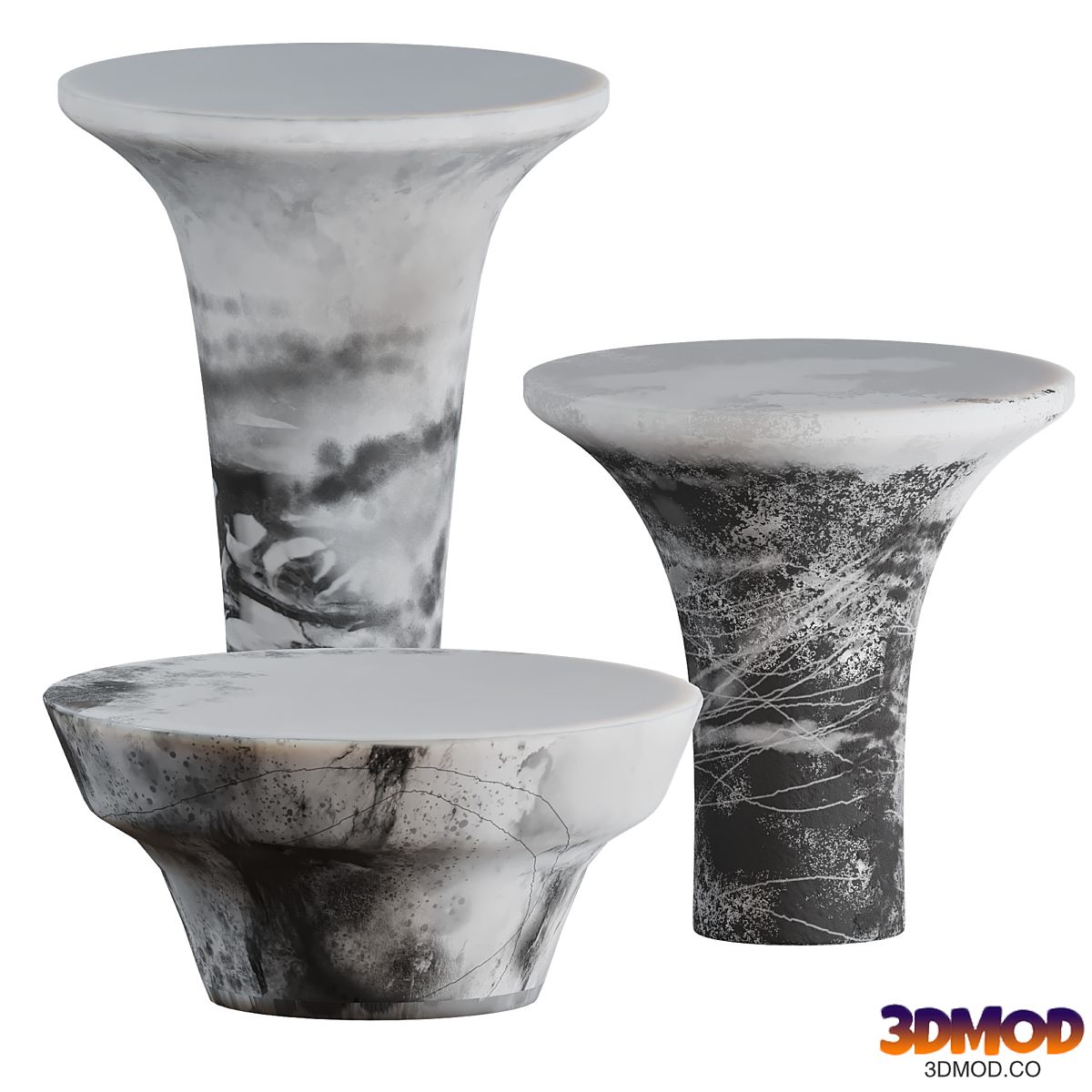 Side Tables by Roxane Lahidji