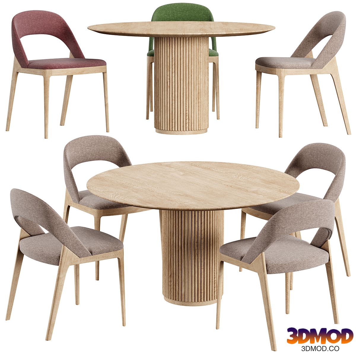 CLAMP Chair PALAIS ROYAL Table
