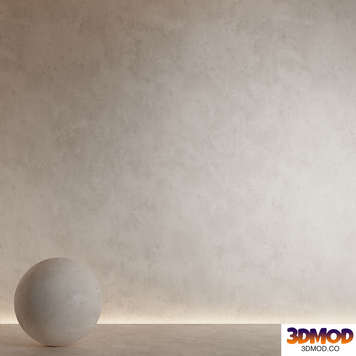 Decorative plaster. Seamless decorative plaster material